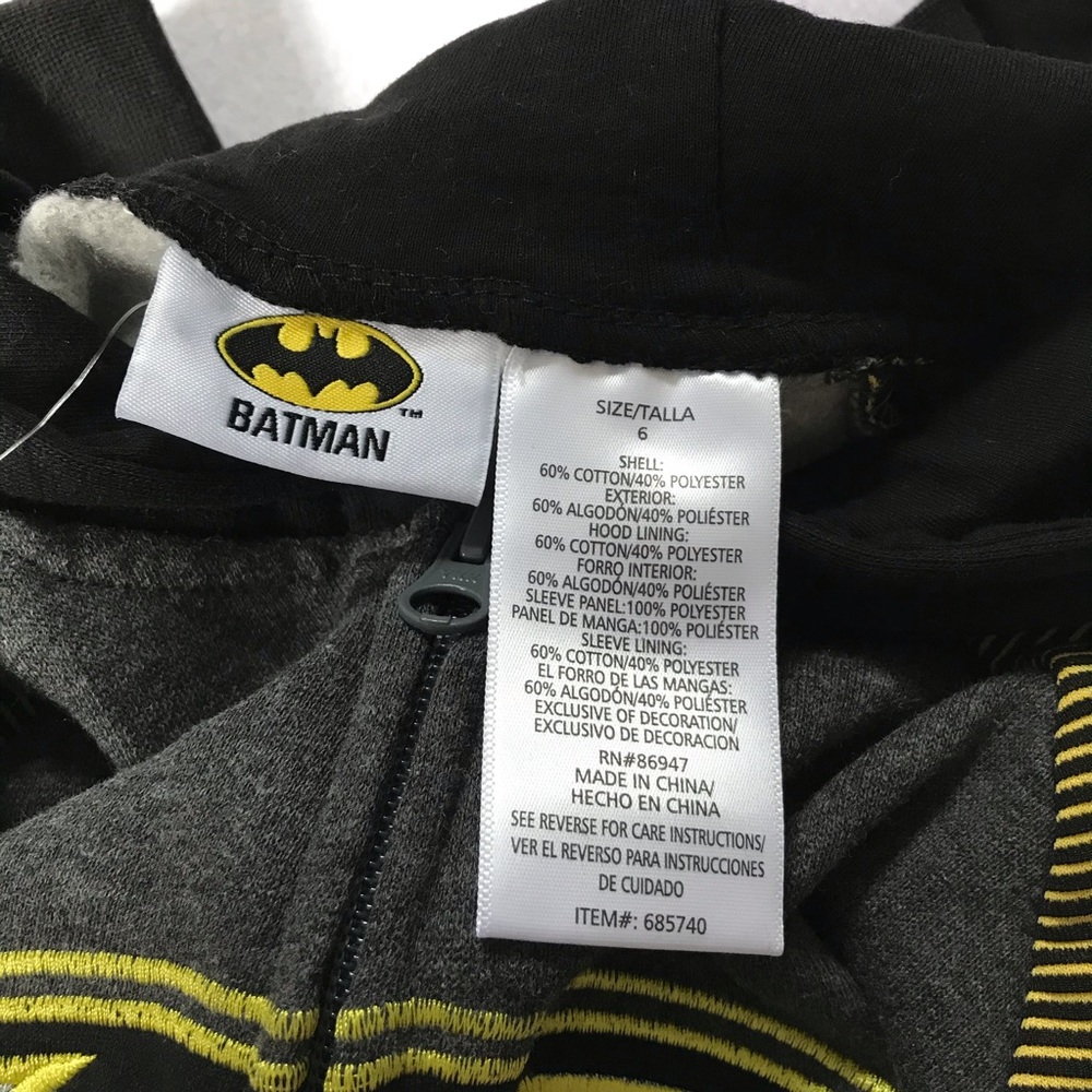 Batman NWT Hoodie for Boys Various - Picture 7 of 8